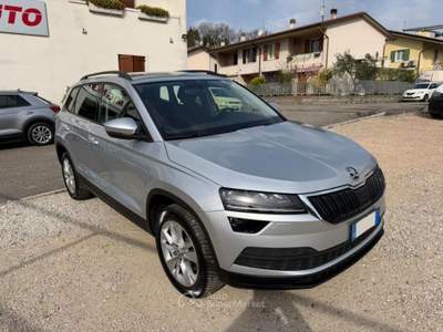 Skoda Karoq 2.0 TDI SCR 4x4 DSG Executive Argento usata SAN PIETRO IN CARIANO