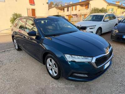 Skoda Octavia 2.0 TDI EVO SCR DSG Wagon Executive OK NEOP. Blu/Azzurro usata SAN PIETRO IN CARIANO