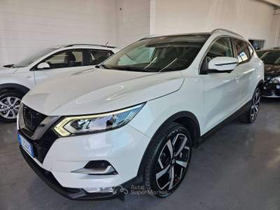 Nissan Qashqai 1.5 dci Tekna  110cv /tetto panoramico/telecamera Bianco usata Martinengo