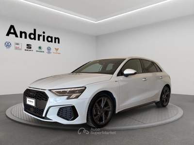 Audi A3 35 TDI S tronic S line Edition Bianco usata San Martino Buon Albergo