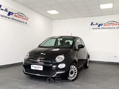 Fiat 500 1.2 69cv Lounge Nero usata Giugliano in Campania