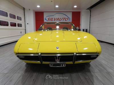 Maserati Ghibli SPYDER 4700 (AM115/S)-RARO HARD TOP IN TINTA(1969) Giallo usata Grumello del Monte