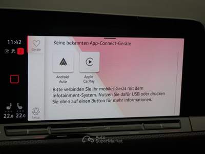 Volkswagen Golf Golf VIII GTD 200cv DSG CARPLAY cerchi 19 MATRIX FULL LED Bianco usata Roma