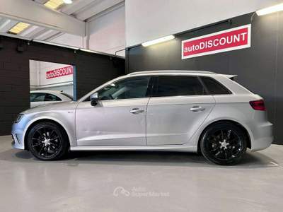 Audi A3 A3 Sbk 2.0 tdi Ambition S-Line INT/EST 150cv S-Tronic E6 *PREZZO PROMO* Argento usata Settimo Torinese