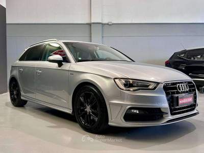 Audi A3 A3 Sbk 2.0 tdi Ambition S-Line INT/EST 150cv S-Tronic E6 *PREZZO PROMO* Argento usata Settimo Torinese