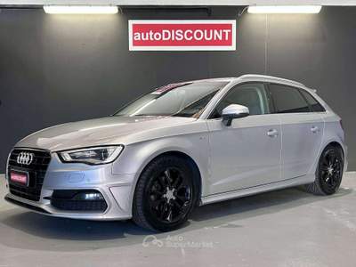 Audi A3 A3 Sbk 2.0 tdi Ambition S-Line INT/EST 150cv S-Tronic E6 *PREZZO PROMO* Argento usata Settimo Torinese