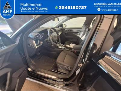 Audi A3 SB 30d S-TRONIC S LINE LED/VIRTUAL/HIFI/ Nero usata Roma