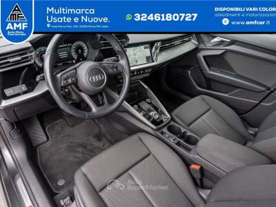 Audi A3 Sportback S line 30TDI Stronic NAVI LED B&O Grigio usata Roma