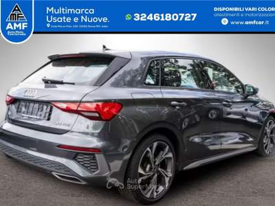 Audi A3 Sportback S line 30TDI Stronic NAVI LED B&O Grigio usata Roma