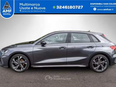 Audi A3 Sportback S line 30TDI Stronic NAVI LED B&O Grigio usata Roma