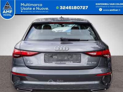 Audi A3 Sportback S line 30TDI Stronic NAVI LED B&O Grigio usata Roma