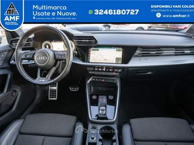 Audi A3 Sportback S line 40 TFSI e Stronic NAVI LED Grigio usata Roma