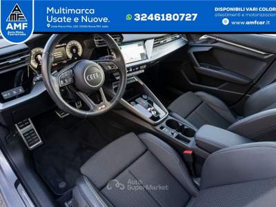 Audi A3 Sportback S line 40 TFSI e Stronic NAVI LED Grigio usata Roma