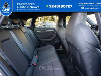 Audi A3 Sportback S line 40 TFSI e Stronic NAVI LED Grigio usata Roma