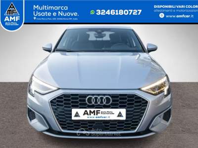 Audi A3 Sportback S line 40 TFSI e Stronic NAVI LED Grigio usata Roma