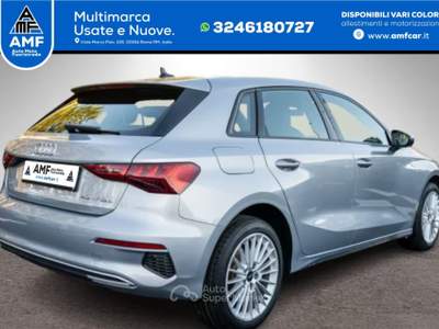 Audi A3 Sportback S line 40 TFSI e Stronic NAVI LED Grigio usata Roma