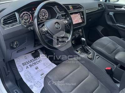 Volkswagen Tiguan VOLKSWAGEN Tiguan 2.0 TDI SCR DSG 4MOTION Executive BMT Bianco usata Bisceglie