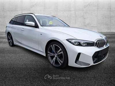 BMW Serie 3 330d 330 d 48V xDrive Touring Msport Bianco usata Pieve di Cento