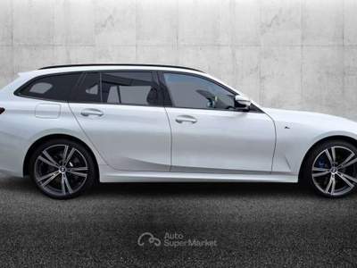BMW Serie 3 330d 330 d 48V xDrive Touring Msport Bianco usata Pieve di Cento