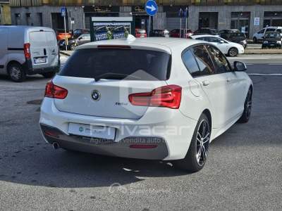 BMW Serie 1 116d BMW 116d 5p. Msport Bianco usata Moncalieri