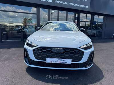 Audi A5 BERLINA 2.0 TFSI S LINE MATRIX BLACK KAMERA 360 Bianco usata Ciampino