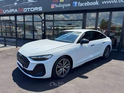 Audi A5 BERLINA 2.0 TFSI S LINE MATRIX BLACK KAMERA 360 Bianco usata Ciampino