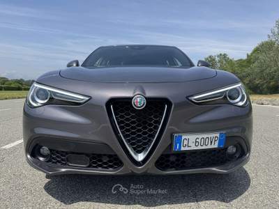 Alfa Romeo Stelvio 2.2 t Business rwd 160cv auto UNICO PROPRIETARIO Grigio usata Settimo Torinese