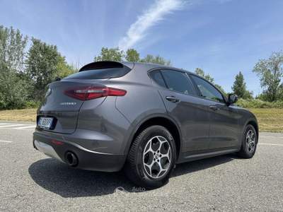 Alfa Romeo Stelvio 2.2 t Business rwd 160cv auto UNICO PROPRIETARIO Grigio usata Settimo Torinese