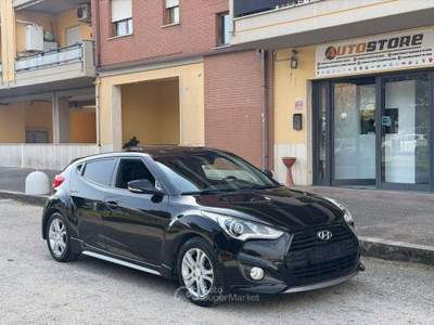 Hyundai Veloster Veloster 1.6 t-gdi 186cv auto UNICA IN ITALIA Nero usata Aprilia
