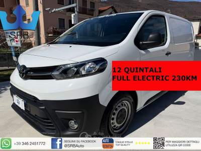 Toyota Proace FULL ELECTRIC BEV 50KW Bianco usata Coazze