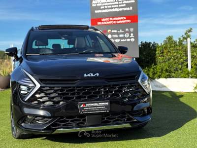 Kia Sportage 1.6 CRDi MHEV DCT GT-line Plus (Tetto/Pelle/Led) Nero usata Castellaneta