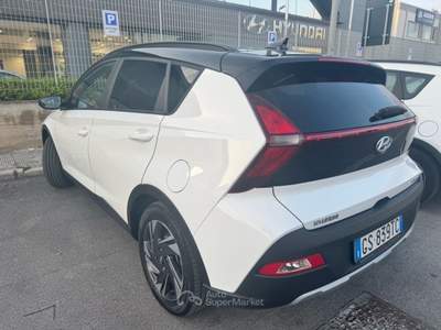 Hyundai Bayon BAYON GPL EXCLUSIVE TETTO SPECCHI NERI - UNIPROPRIETARIO Bianco usata Molfetta