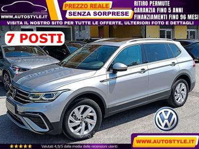 Volkswagen Tiguan Allspace 2.0 TDI DSG *7 POSTI* Elegance 150Cv Argento usata CONCESIO