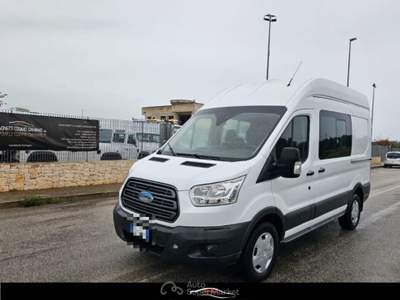 Ford Transit 330 2.0TDCi EcoBlue 170CV L2H3 DC 6 POSTI Bianco usata Maruggio