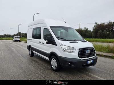 Ford Transit 330 2.0TDCi EcoBlue 170CV L2H3 DC 6 POSTI Bianco usata Maruggio