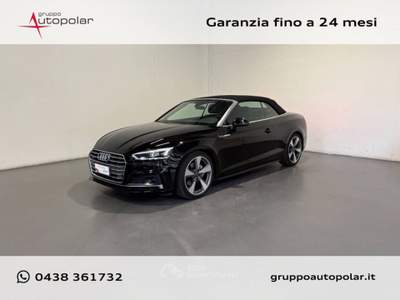 Audi A5 CABRIO 40 TDI S-TRONIC QUATTRO BUSINESS SPORT Nero usata San Fior