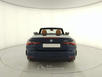 BMW Serie 4 420d  -  - 420d cabrio mhev 48v sport auto Blu/Azzurro usata Rivoli