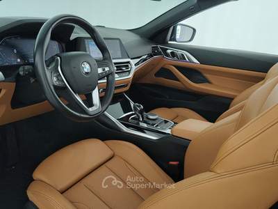 BMW Serie 4 420d  -  - 420d cabrio mhev 48v sport auto Blu/Azzurro usata Rivoli