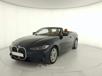 BMW Serie 4 420d  -  - 420d cabrio mhev 48v sport auto Blu/Azzurro usata Rivoli