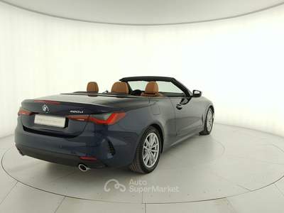 BMW Serie 4 420d  -  - 420d cabrio mhev 48v sport auto Blu/Azzurro usata Rivoli