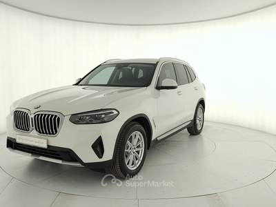 BMW X3 X3 xdrive20d mhev 48v auto Bianco usata Rivoli