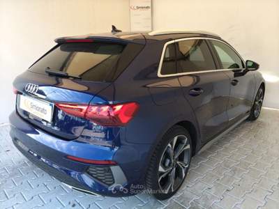 Audi A3 SPB 35 TDI S tronic S line edition Blu/Azzurro usata Resana