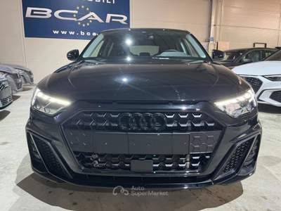 Audi A1 SPB 30TFSI Stronic Sline Identity Black "18 S line Nero usata Savigliano