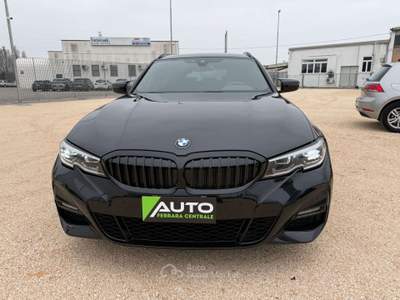 BMW Serie 3 320d 320 320d TOTAL BLACK mhev 48V Msport auto Nero usata Ferrara