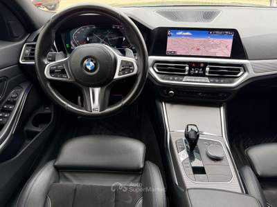 BMW Serie 3 320d 320 320d TOTAL BLACK mhev 48V Msport auto Nero usata Ferrara