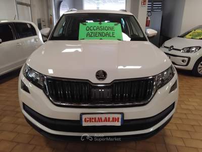 Skoda Kodiaq 2.0 TDI EVO SCR DSG Ambition 4X4 Bianco usata Vigevano