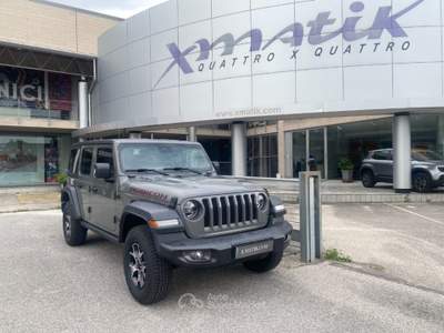 Jeep Wrangler Unlimited 2.2 Mjt II Rubicon GANCIO TRAINO Grigio usata San Vendemiano