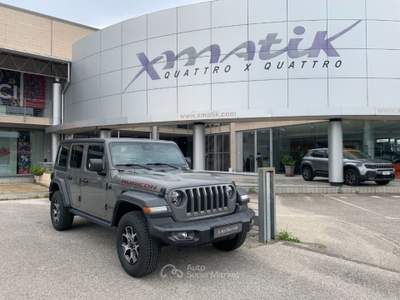 Jeep Wrangler Unlimited 2.2 Mjt II Rubicon GANCIO TRAINO Grigio usata San Vendemiano