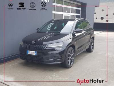 Skoda Karoq 2.0 TDI 4x4 DSG SportLine Camera GANCIO 19" DCC Nero usata Chiusa