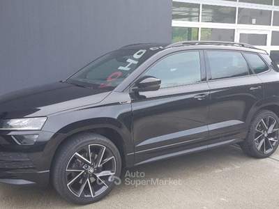 Skoda Karoq 2.0 TDI 4x4 DSG SportLine Camera GANCIO 19" DCC Nero usata Chiusa